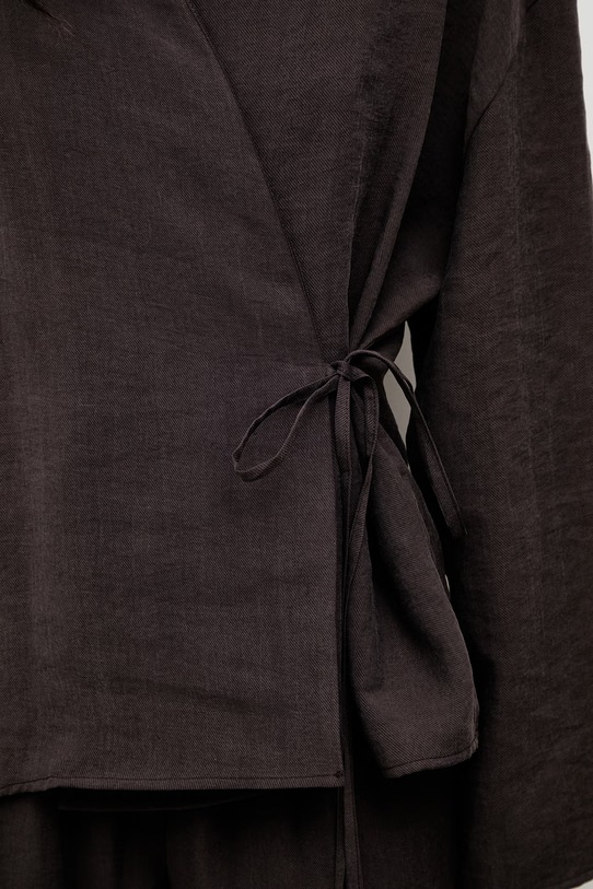 Answear.LAB пиджак для женщин с лиоцеллом 34543.tok коричневый