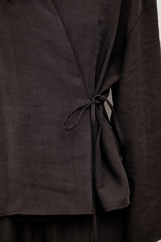 Answear.LAB пиджак для женщин с лиоцеллом 34543.tok коричневый