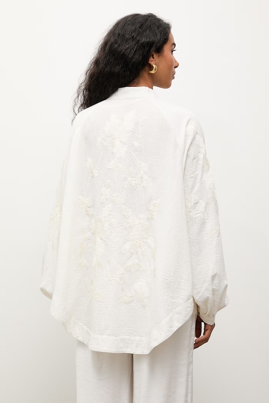 Odzież Answear.LAB marynarka damska z wiskozą WS26-KZD011 beżowy