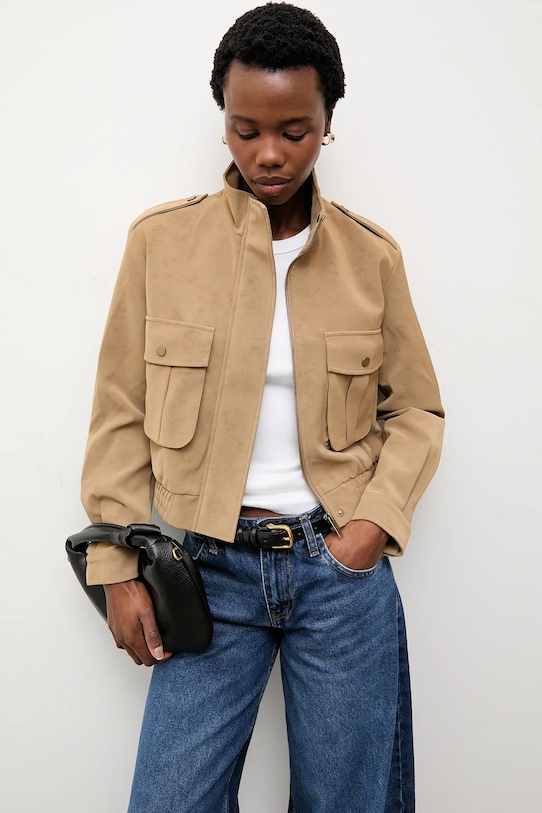 Answear.LAB kurtka 8808.FLK beżowy