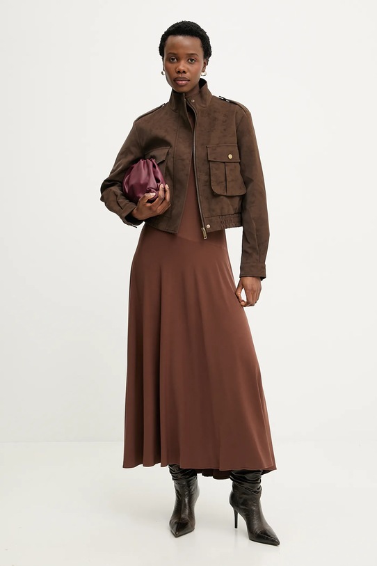 Answear.LAB kurtka 8808.FLK brązowy WS26