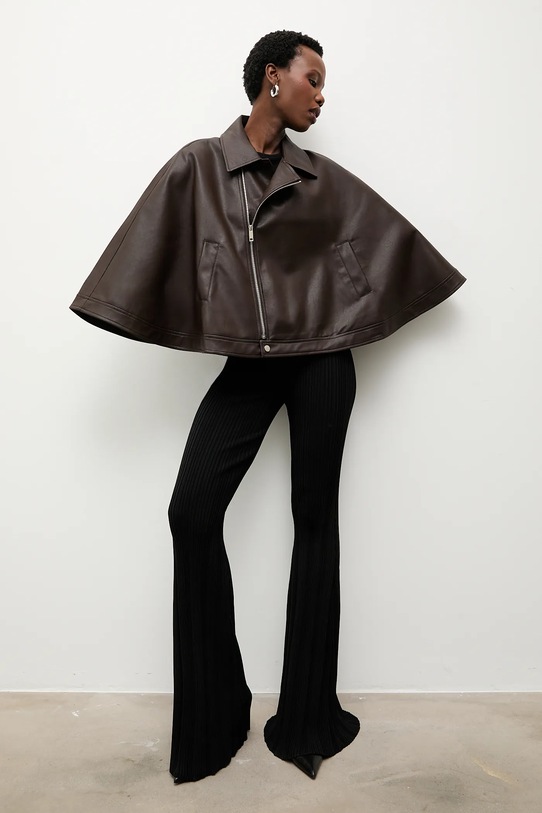 Answear.LAB poncho nieocieplane brązowy 8809.FLK