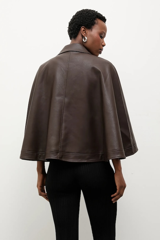 Odzież Answear.LAB poncho 8809.FLK brązowy