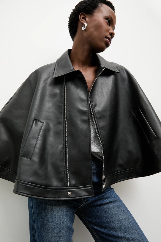 Answear.LAB poncho czarny 8809.FLK