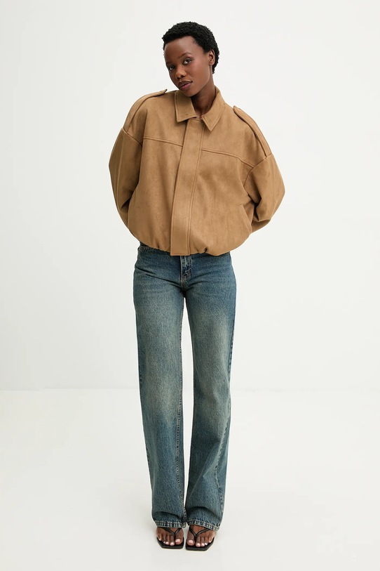 Answear.LAB kurtka 8788.FLK brązowy WS26