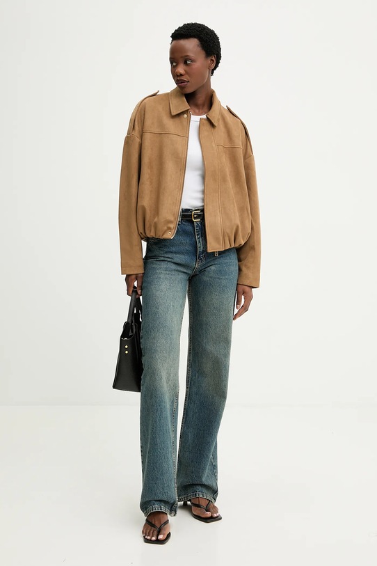 Answear.LAB kurtka brązowy 8788.FLK