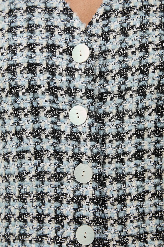 Answear.LAB kamizelka jednorzędowa damska WS26-MKD010 niebieski