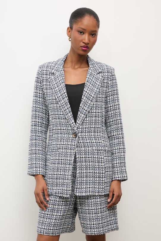 Answear.LAB marynarka jednorzędowa damska granatowy 93869.isr