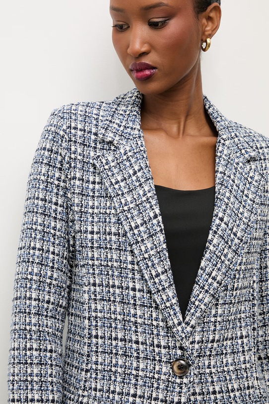 Answear.LAB marynarka jednorzędowa damska granatowy 93869.isr