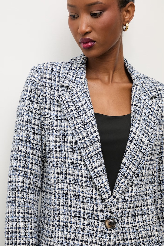 Answear.LAB marynarka jednorzędowa damska granatowy 93869.isr