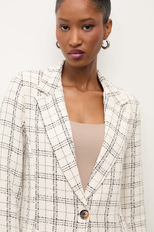 Answear.LAB marynarka jednorzędowa damska beżowy 93869.isr