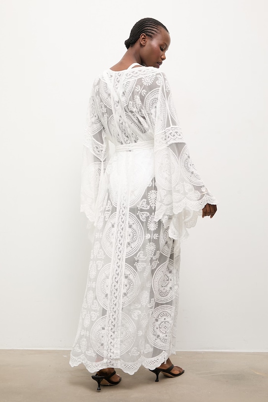 Odzież Answear.LAB narzutka plażowa LU5563.fak biały