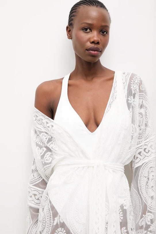 Answear.LAB narzutka plażowa LU5563.fak biały