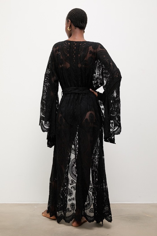 Odzież Answear.LAB narzutka plażowa LU5563.fak czarny