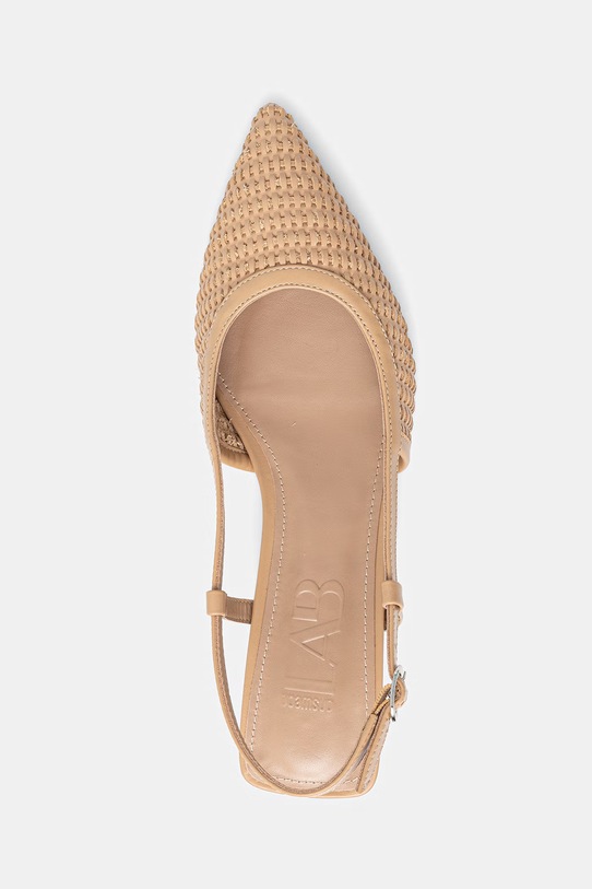 Kožené lodičky Answear.LAB béžová LA-D24018-C2081-L.hak