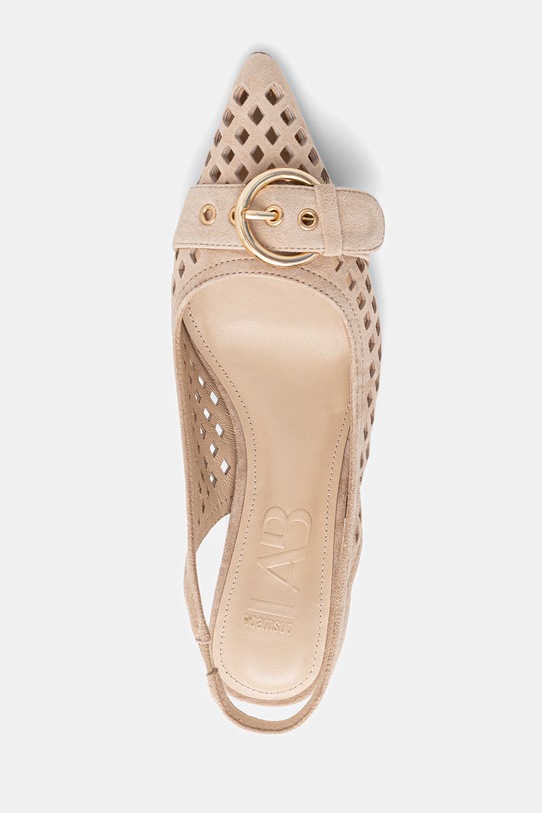 Semišové lodičky Answear.LAB béžová SH-7613-3381H.hak