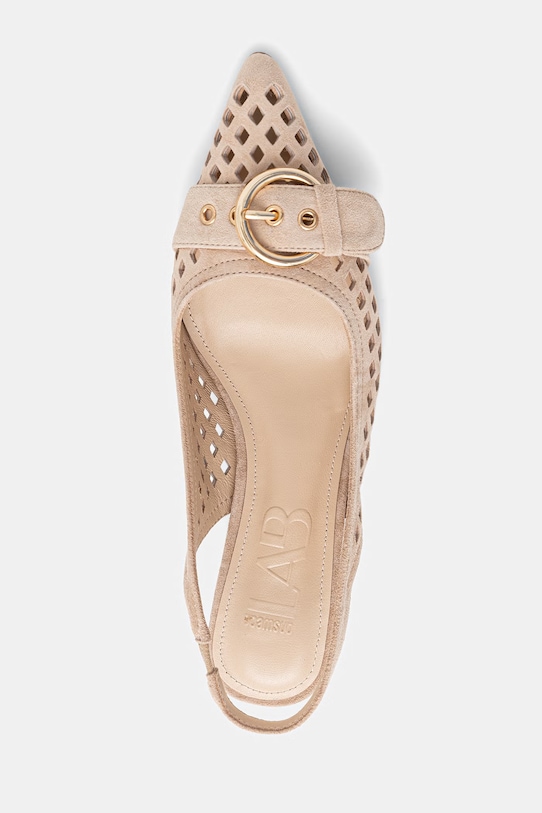 Semišové lodičky Answear.LAB béžová SH-7613-3381H.hak