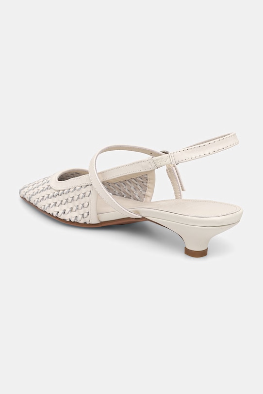 Obuwie Answear.LAB szpilki skórzane SH-D24019-3607A.hak beżowy