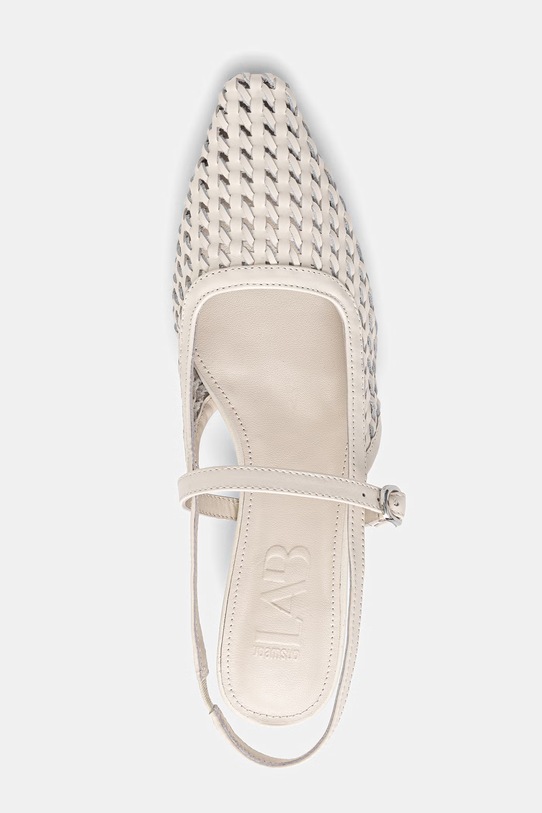 Answear.LAB szpilki skórzane beżowy SH-D24019-3607A.hak