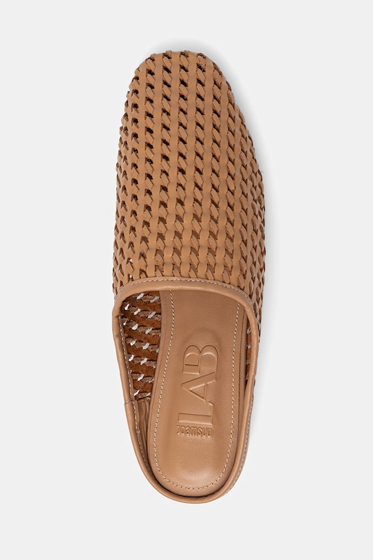 Кожаные шлепанцы Answear.LAB коричневый SH-D24210-3220H.hak