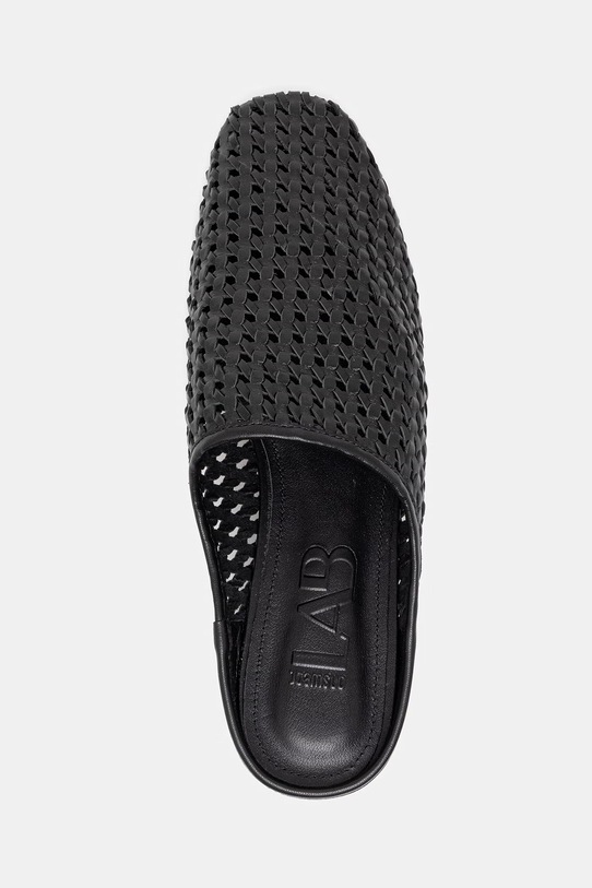 Кожаные шлепанцы Answear.LAB чёрный SH-D24210-3220H.hak