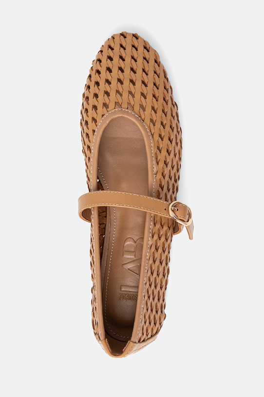 Kožené baleríny Answear.LAB SH-D25056-3256A.hak hnědá