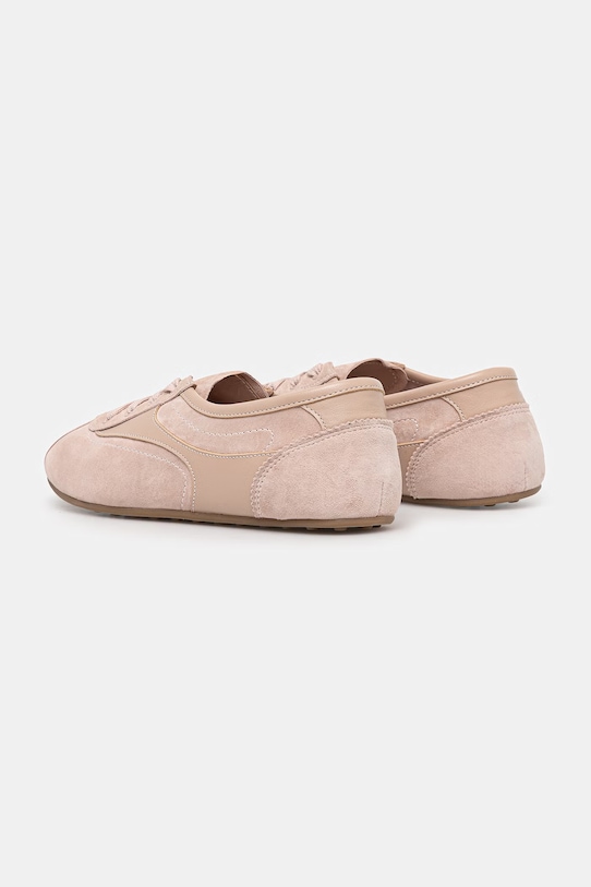 Σουέτ sneakers Answear.LAB POWDER NUDE ZARA.hak μπεζ