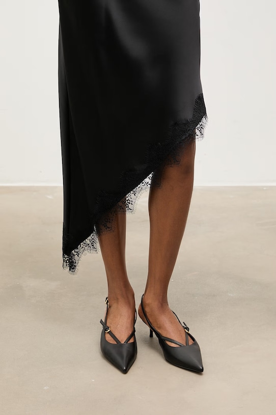 Answear.LAB szpilki skórzane z kolekcji Unscripted 5-8 cm czarny LT20-31.cjk