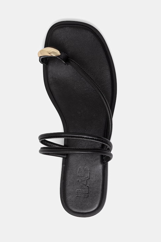 Answear.LAB japonki damskie skórzane czarny WS26-OBD014