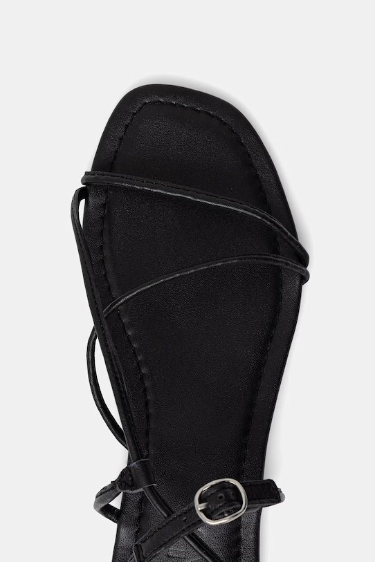 Answear.LAB sandały damskie skórzane czarny WS26-OBD017