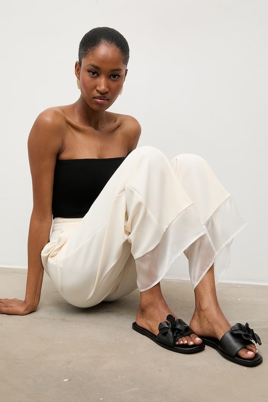 Answear.LAB Σαγιονάρες Γυναικείες Δερμάτινες μαύρο WS26-OBD020