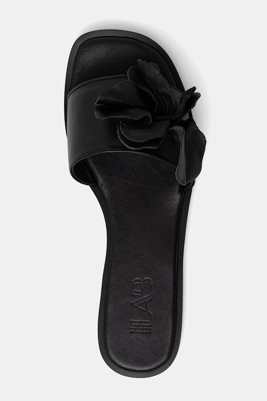 Answear.LAB klapki damskie skórzane WS26-OBD020 czarny