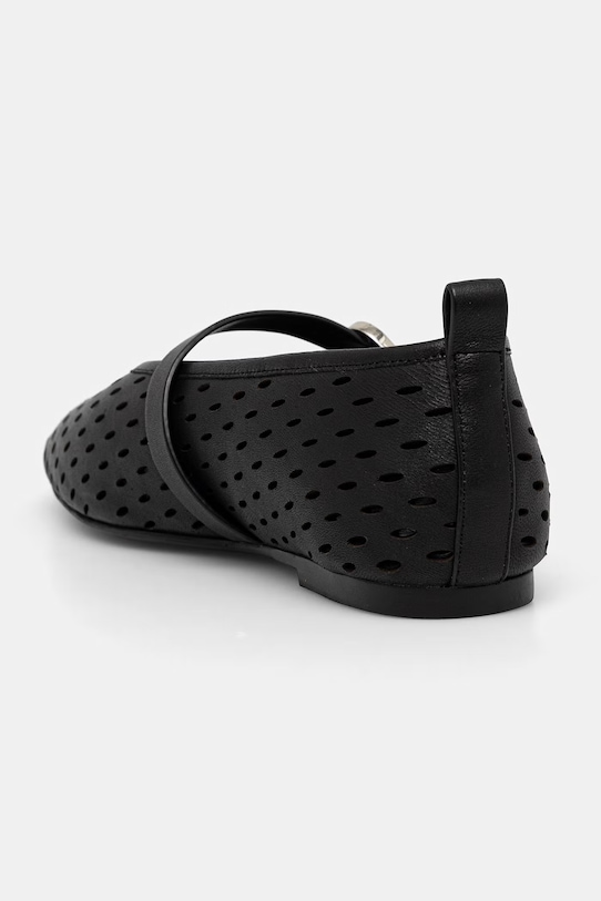 Boty Kožené baleríny Answear.LAB LT332-78.cjk černá