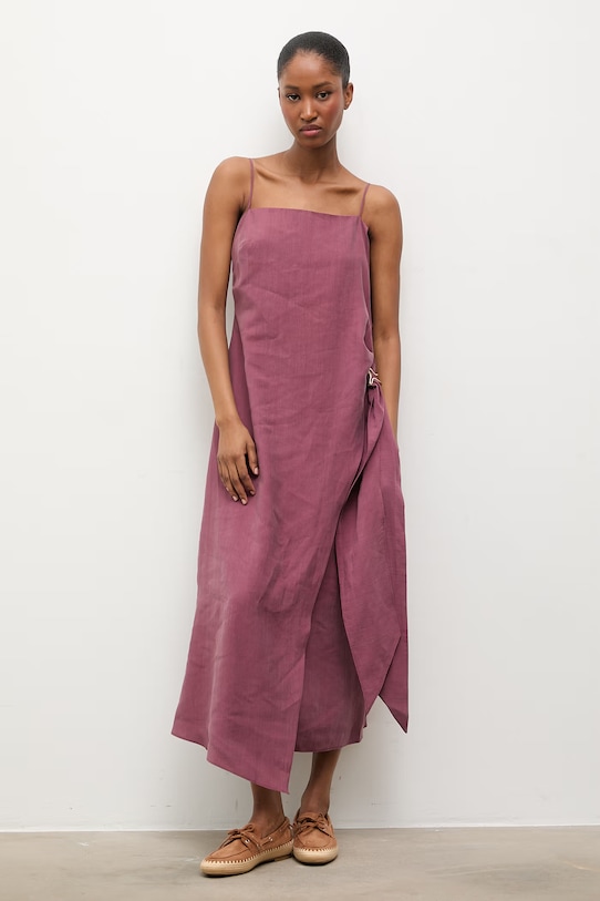 Answear.LAB mokasyny zamszowe WS26-OBD025 brązowy