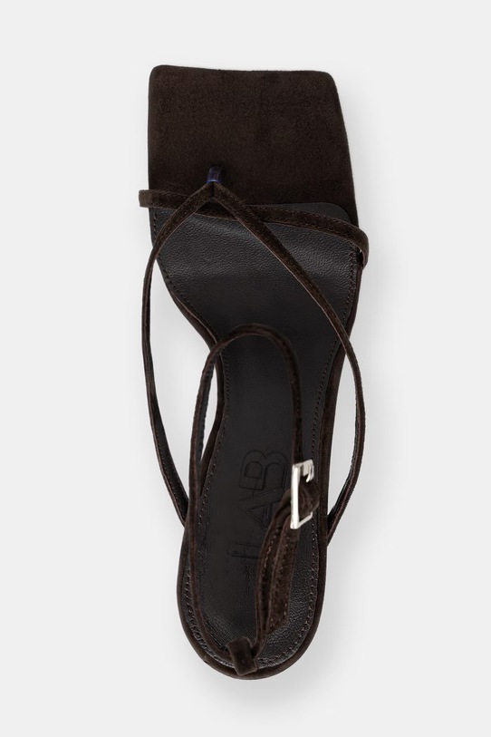 Answear.LAB sandały zamszowe brązowy LT0607-201.cjk