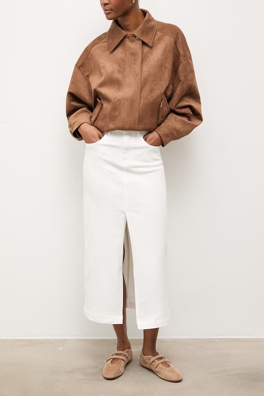 Answear.LAB baleriny zamszowe z kolekcji Unscripted beżowy LT263-1-5.cjk