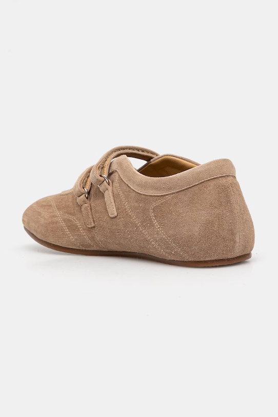 Obuwie Answear.LAB baleriny zamszowe LT263-1-5.cjk beżowy