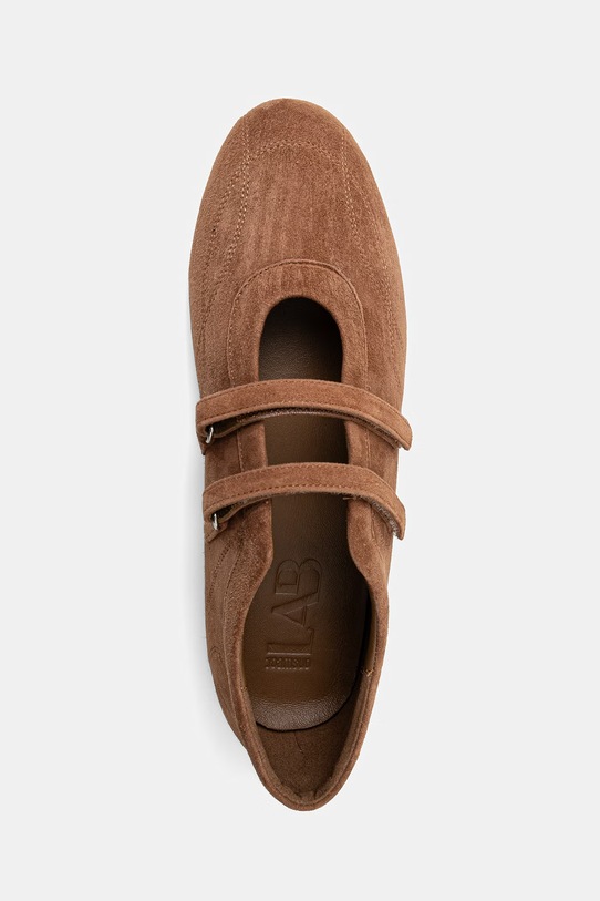 Answear.LAB baleriny zamszowe LT263-1-5.cjk brązowy