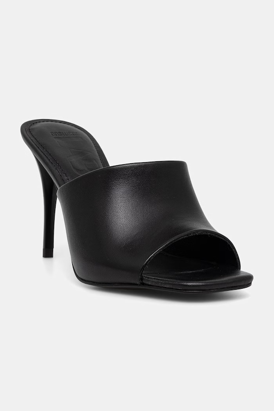 Answear.LAB klapki skórzane LT2667-1.cjk czarny WS26