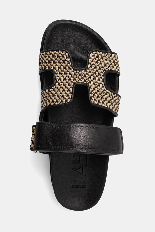 Answear.LAB klapki skórzane czarny LT9521B-90.cjk