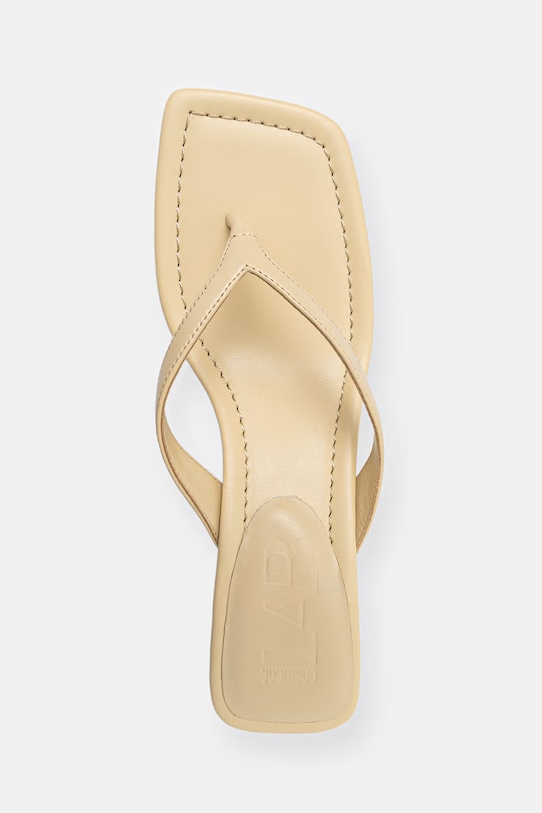 Answear.LAB japonki skórzane beżowy LT5111L-5102,cjk