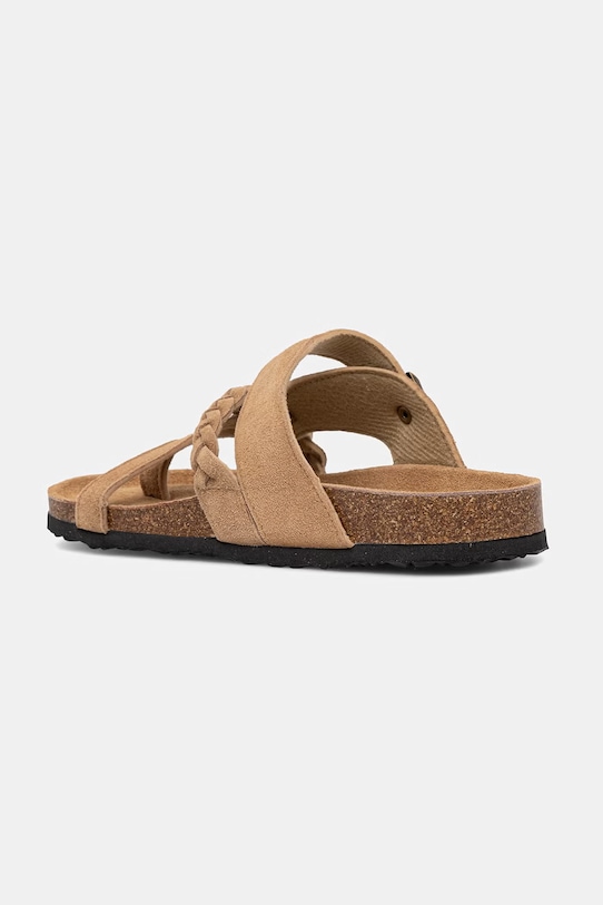 Obuwie Answear.LAB japonki damskie zamszowe WS26-OBD046 brązowy