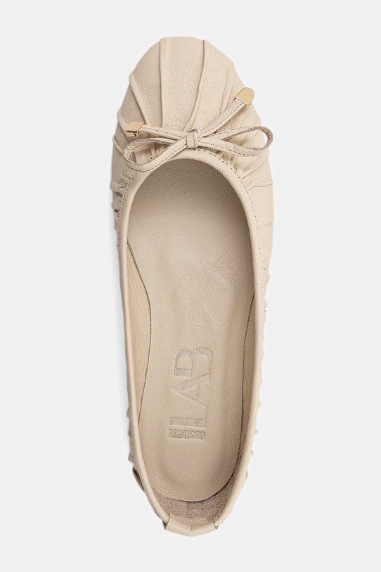 Answear.LAB baleriny skórzane beżowy WS26-OBD048