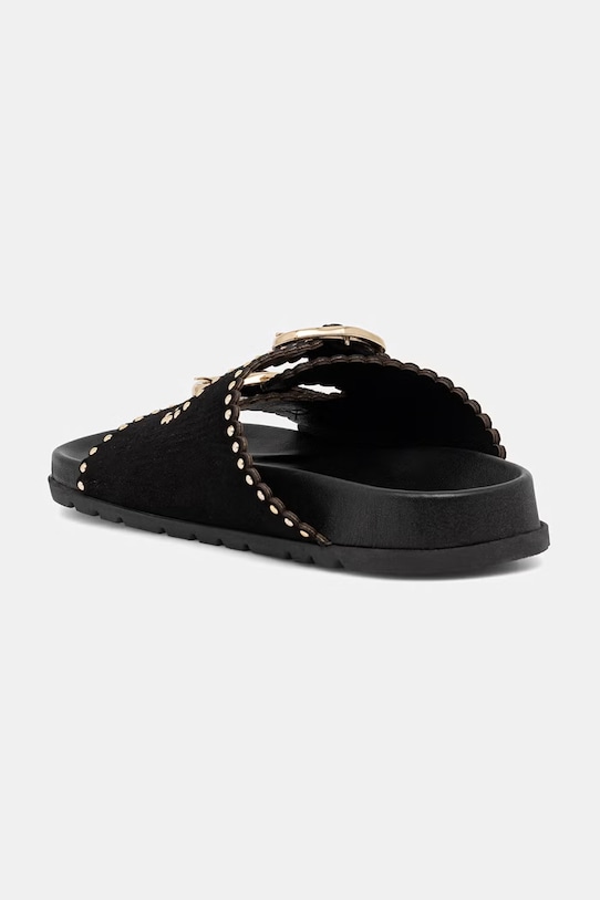 Obuwie Answear.LAB klapki zamszowe RSP-11708.ijk czarny