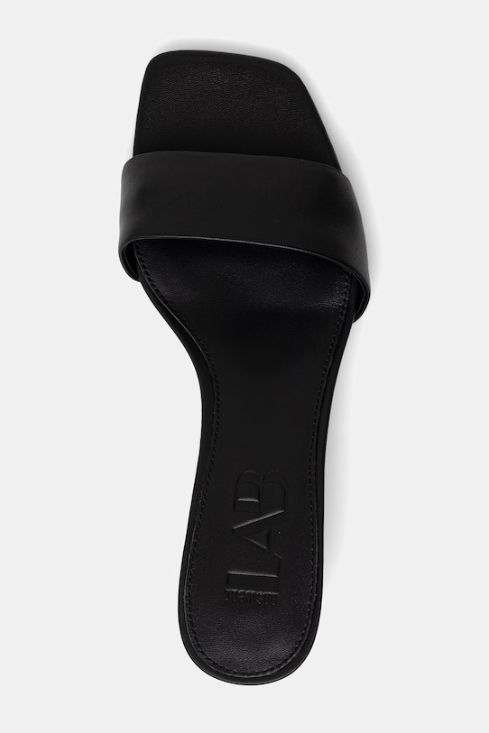 Answear.LAB klapki damskie skórzane czarny WS26-OBD060