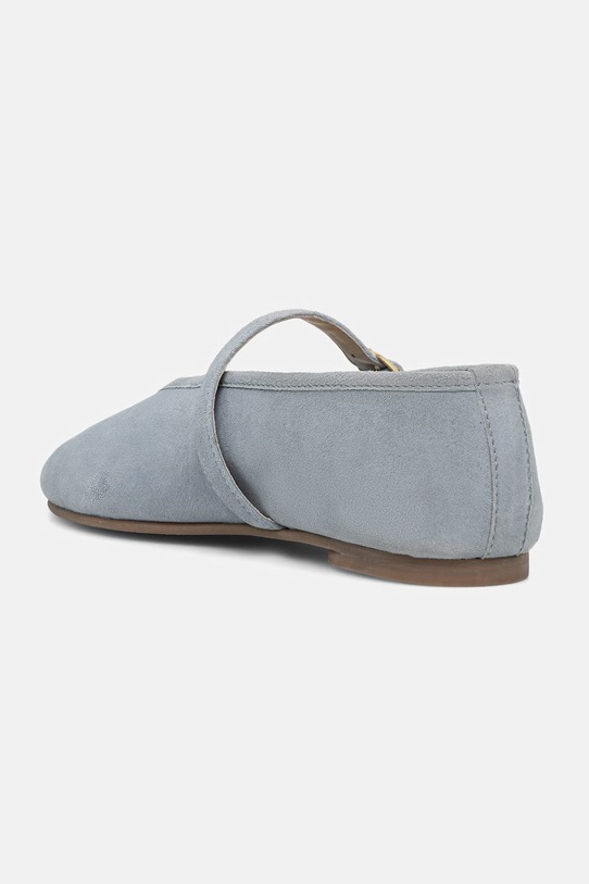 Obuwie Answear.LAB baleriny zamszowe 19552.cjk niebieski