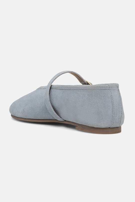 Obuwie Answear.LAB baleriny zamszowe 19552.cjk niebieski
