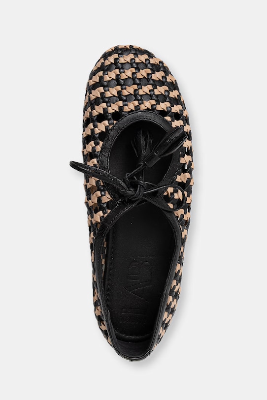 Answear.LAB baleriny skórzane czarny 19601.cjk