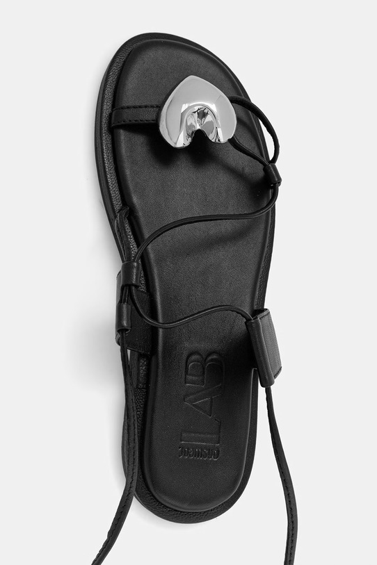 Answear.LAB sandały skórzane WS26-OBD076 czarny