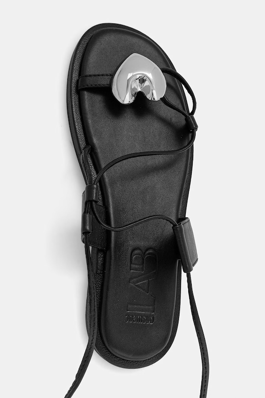 Answear.LAB sandały skórzane WS26-OBD076 czarny